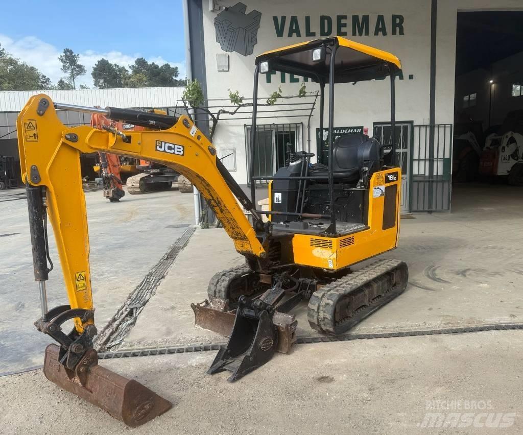 JCB 16 C-1 Mini ekskavatörler, 7 tona dek