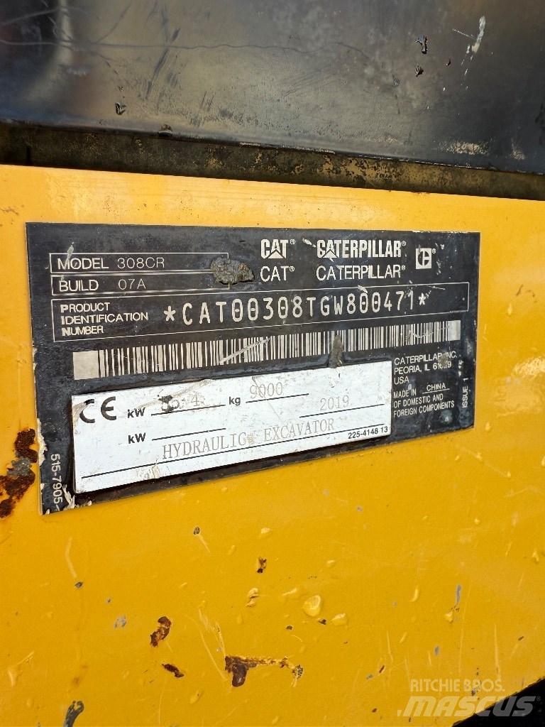 CAT 308 CR Midi ekskavatörler 7 - 12 t