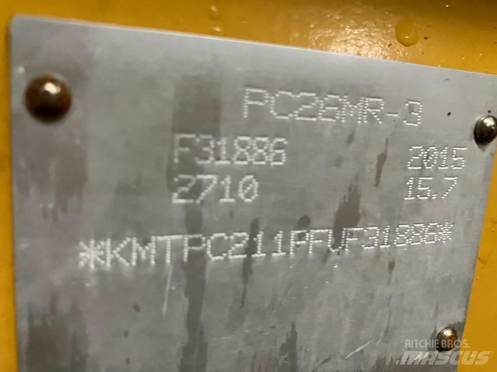 Komatsu PC 26 MR-3 Mini ekskavatörler, 7 tona dek