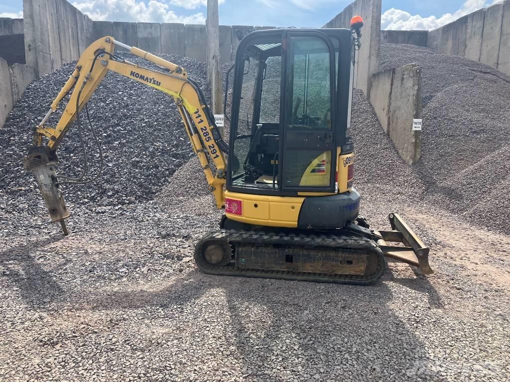 Komatsu PC 26 MR-3 Mini ekskavatörler, 7 tona dek