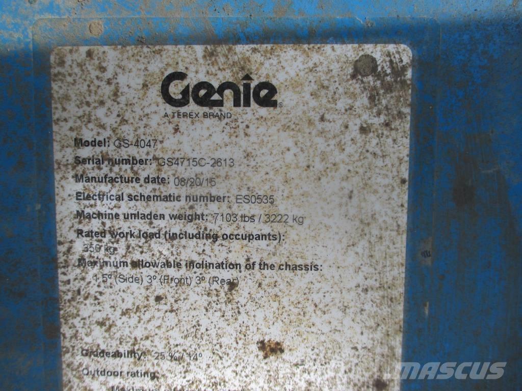 Genie GS 4047 Makasli platformlar