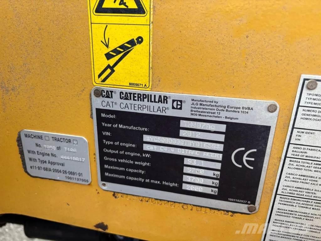 CAT TH407 Tarimsal teleskopik yükleyiciler