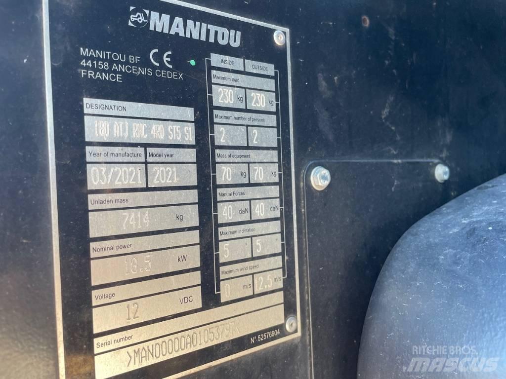 Manitou 180 ATJ Körüklü personel platformları