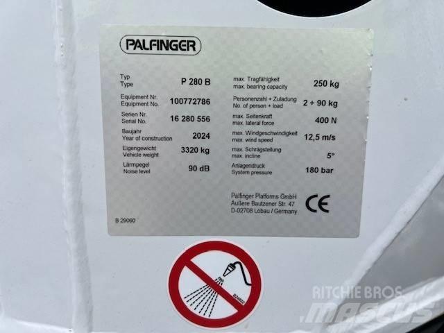 Palfinger P 280 B Araç üstü platformlar