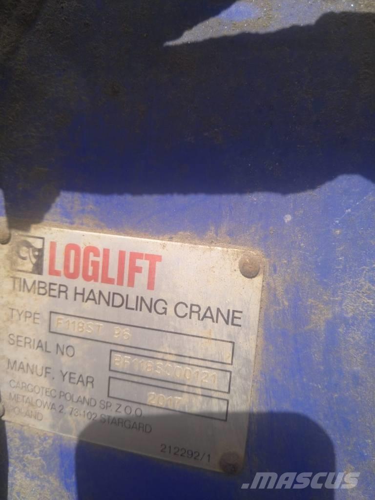 Loglift F118ST Tomruk vinçleri
