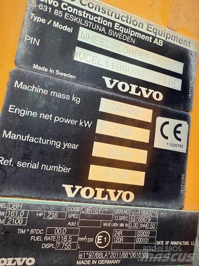 Volvo L110G Tekerlekli yükleyiciler