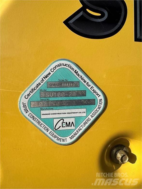 Yanmar SV100 Paletli ekskavatörler