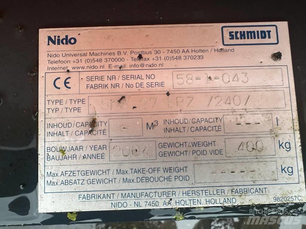Nido SNK27 EPZ 240 Kar küreme biçaklari
