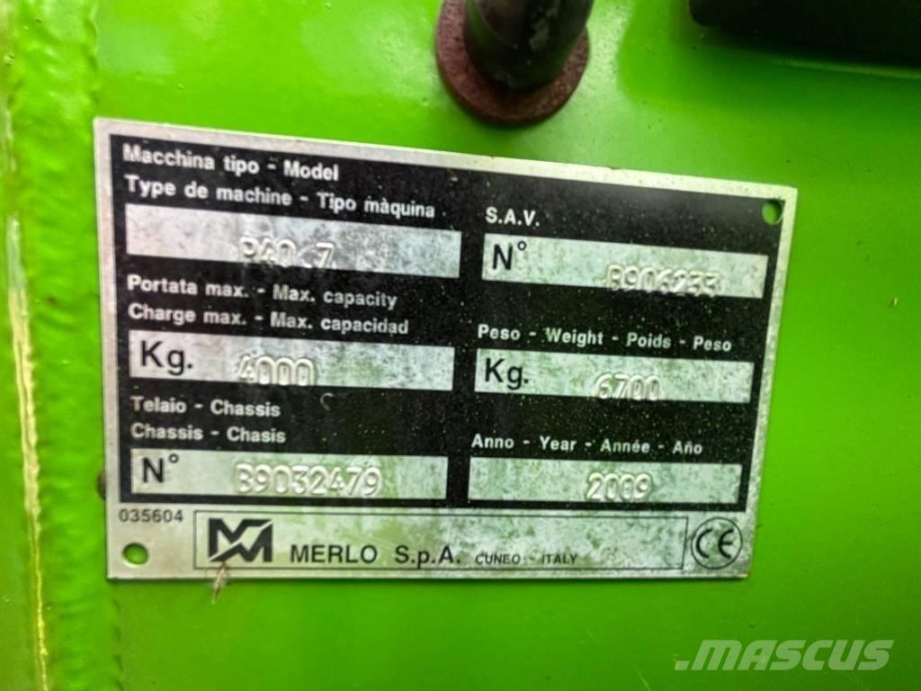 Merlo P 40.7 Teleskopik yükleyiciler
