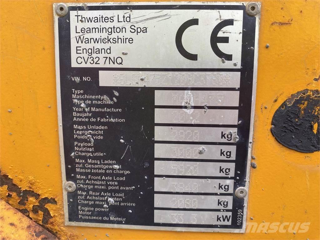 Thwaites 3 ton Belden kirma kamyonlar