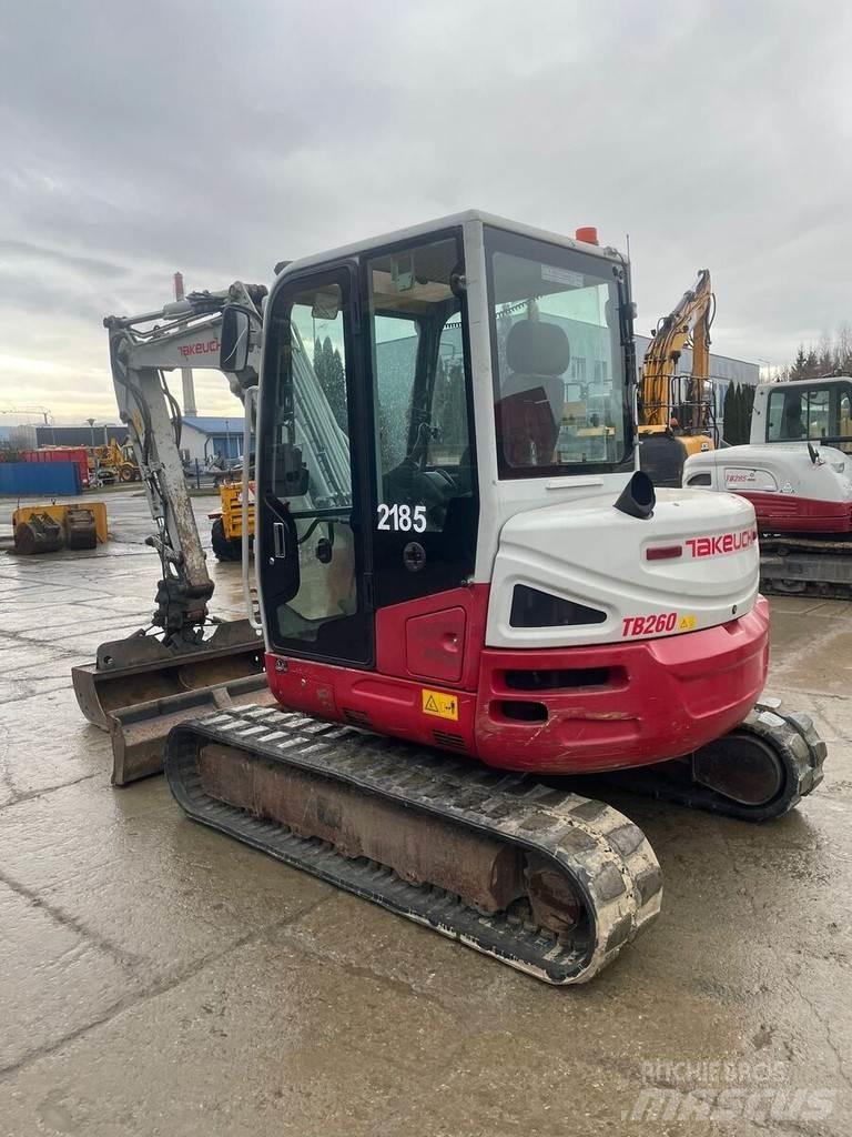 Takeuchi TB260 Mini ekskavatörler, 7 tona dek
