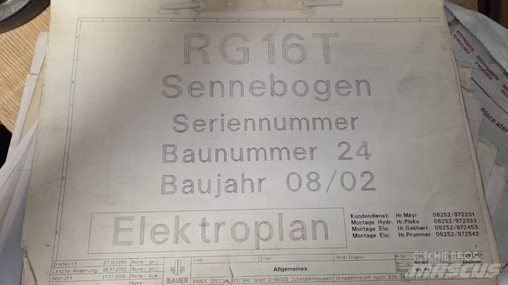 Bauer RTG 16T Titreşimli kazık çakıcıları