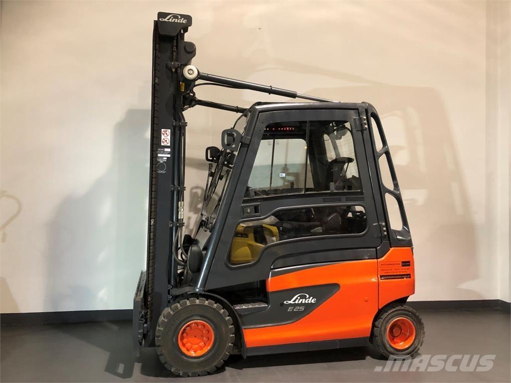 Linde E25-01 Elektrikli forkliftler