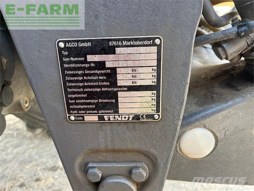 Fendt 826 vario Traktörler
