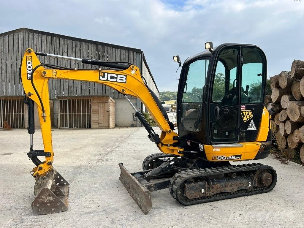 JCB 8026 CTS Mini ekskavatörler, 7 tona dek