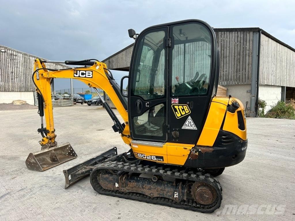JCB 8026 CTS Mini ekskavatörler, 7 tona dek