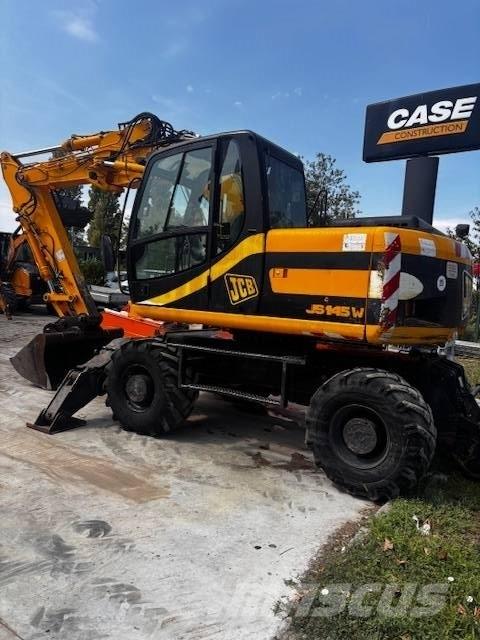 JCB JS 145 W Lastik tekerli ekskavatörler