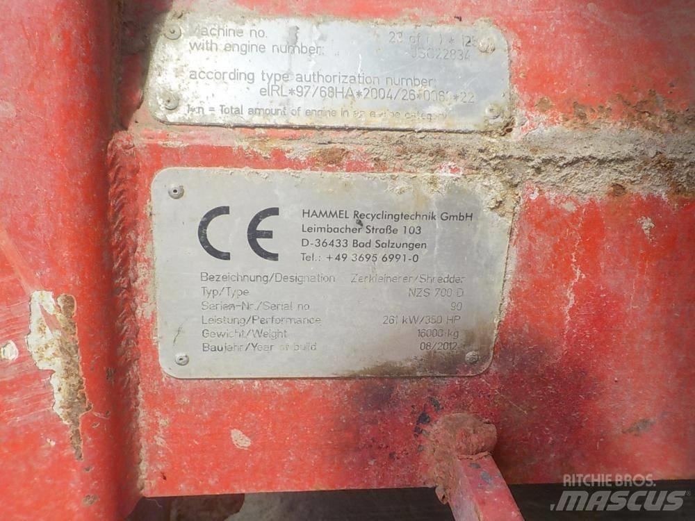 Hammel nz-s700d Ağaç parçalayıcılar