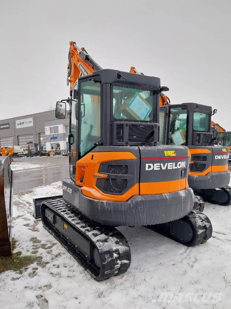 Develon DX63-7 Mini ekskavatörler, 7 tona dek