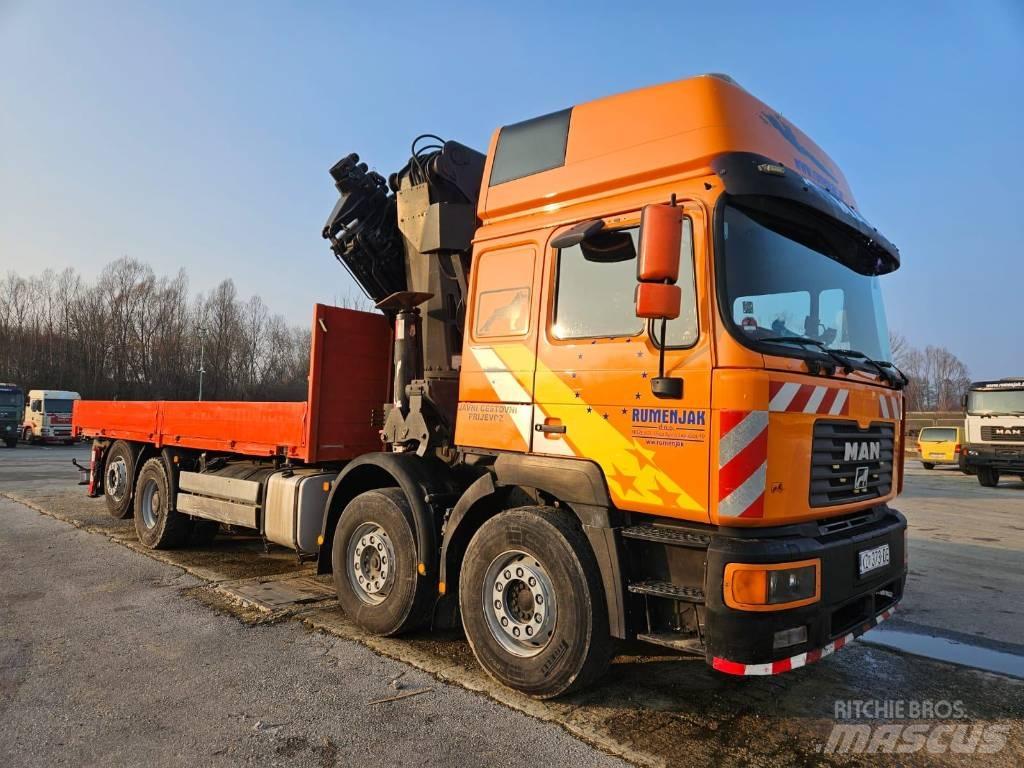 MAN 32.414 Araç üzeri vinçler