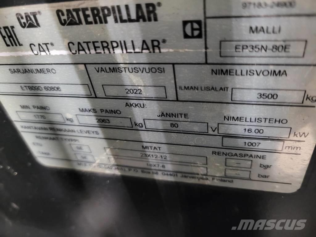 CAT EP 35 N Elektrikli forkliftler
