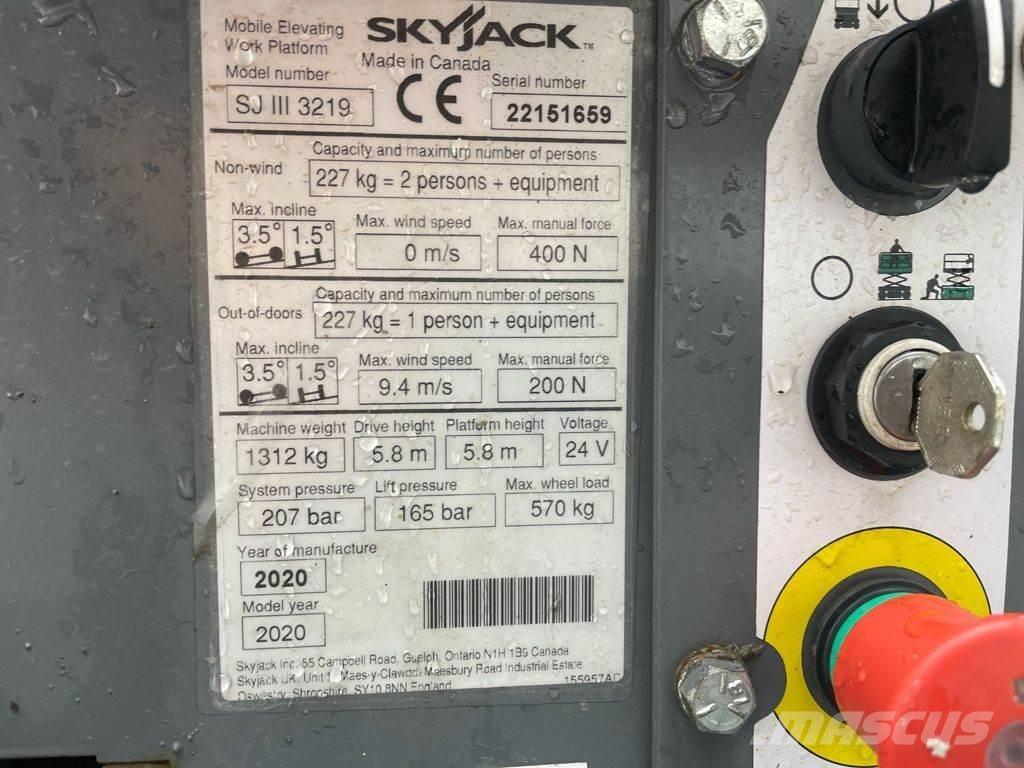 SkyJack SJ3219 Makasli platformlar