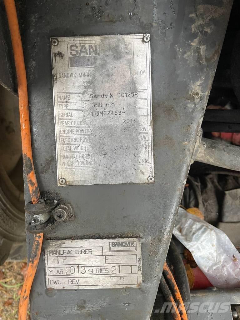 Sandvik DC125R Sondaj kuleleri