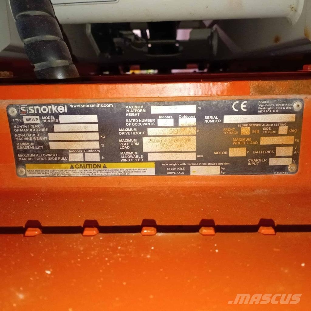 Snorkel S 3219 E Makasli platformlar