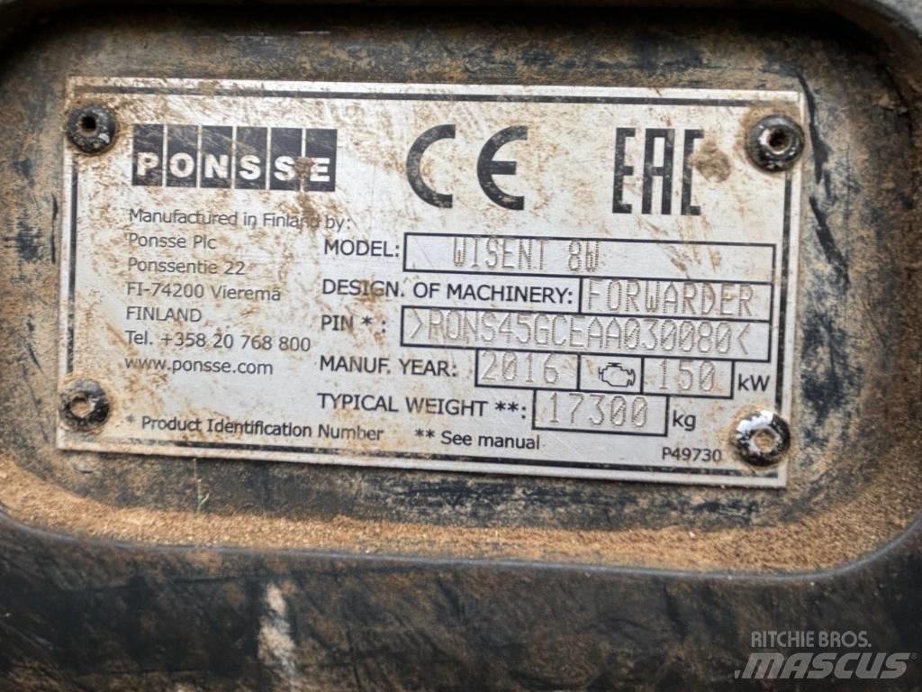 Ponsse Wisent Tomruk yükleyici traktörler