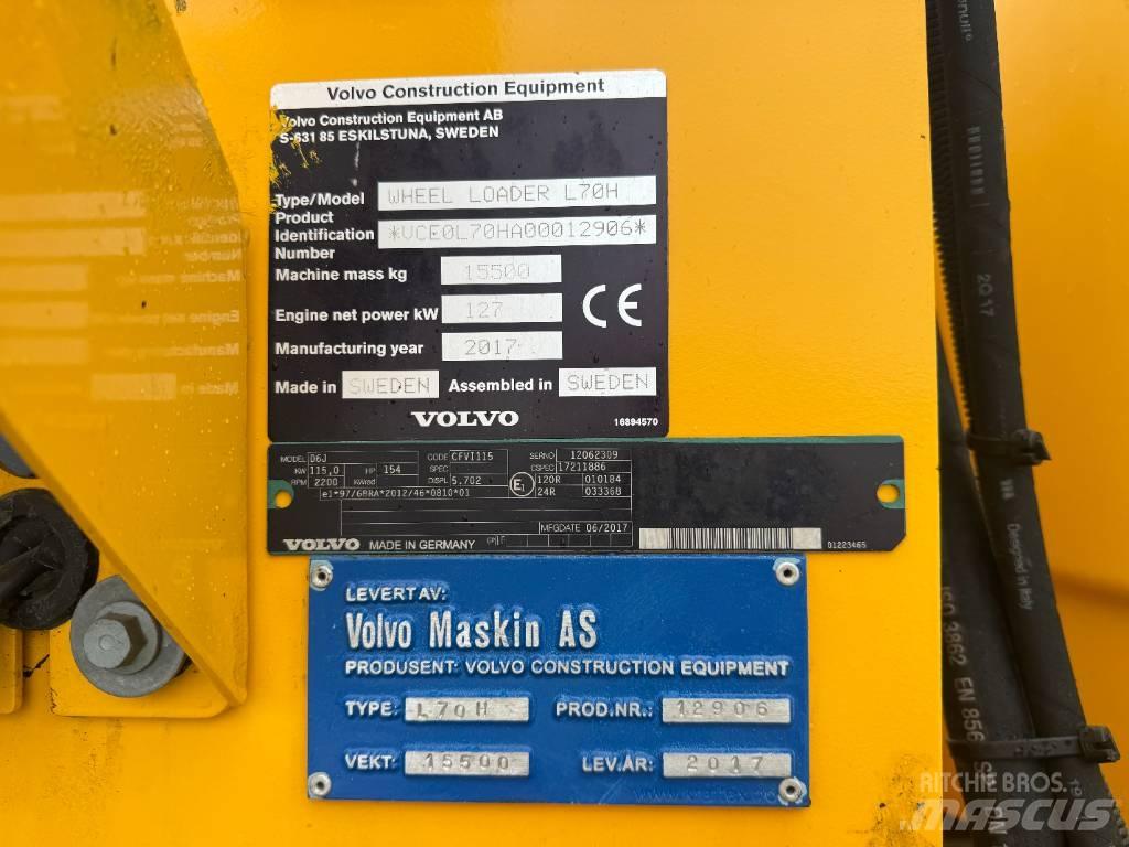 Volvo L 70 H Tekerlekli yükleyiciler