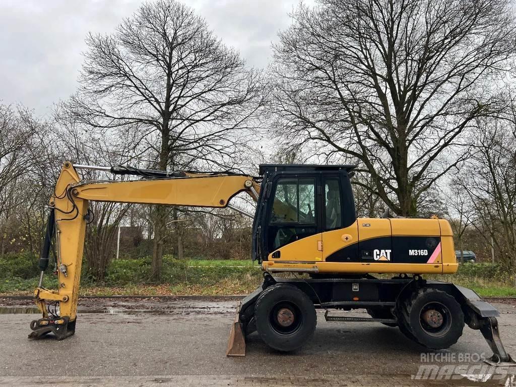 CAT M316D Lastik tekerli ekskavatörler
