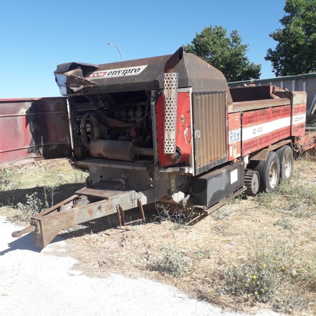 Tim ENVIPRO SD1400 Ağaç öğütücüler