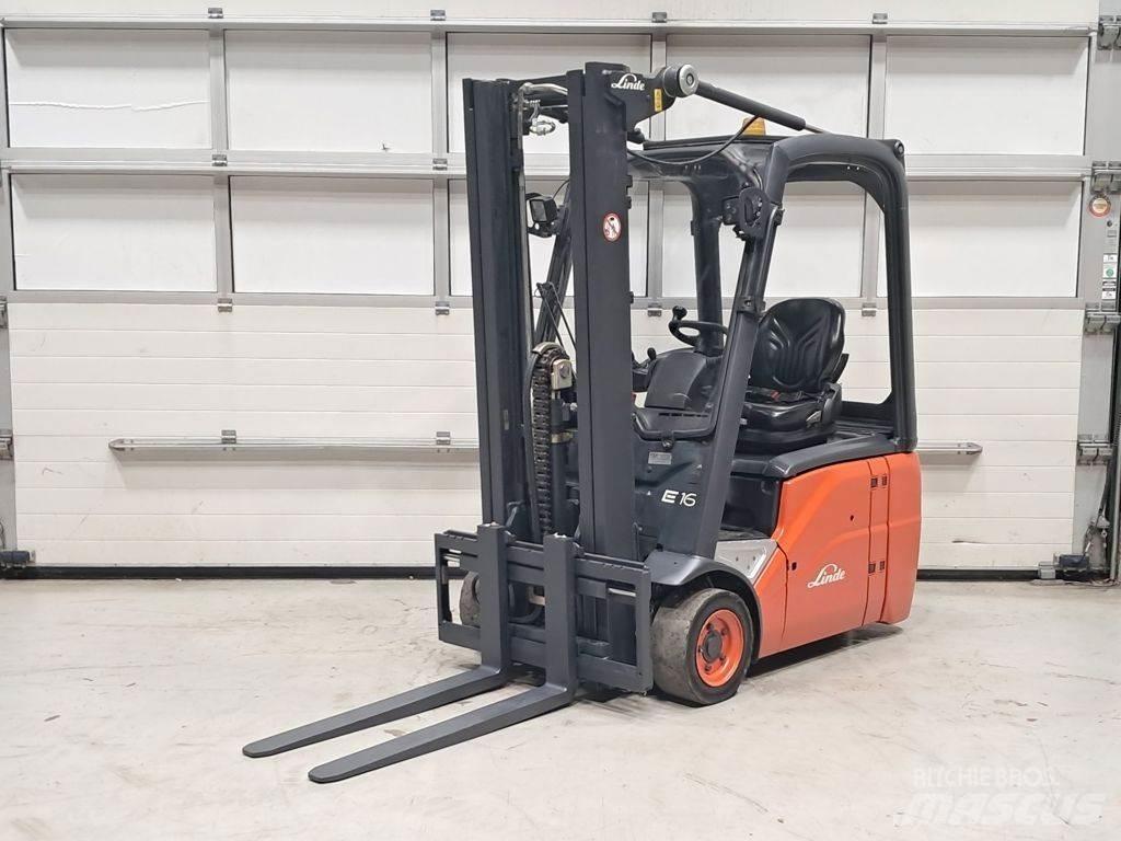 Linde E16C-01 Elektrikli forkliftler