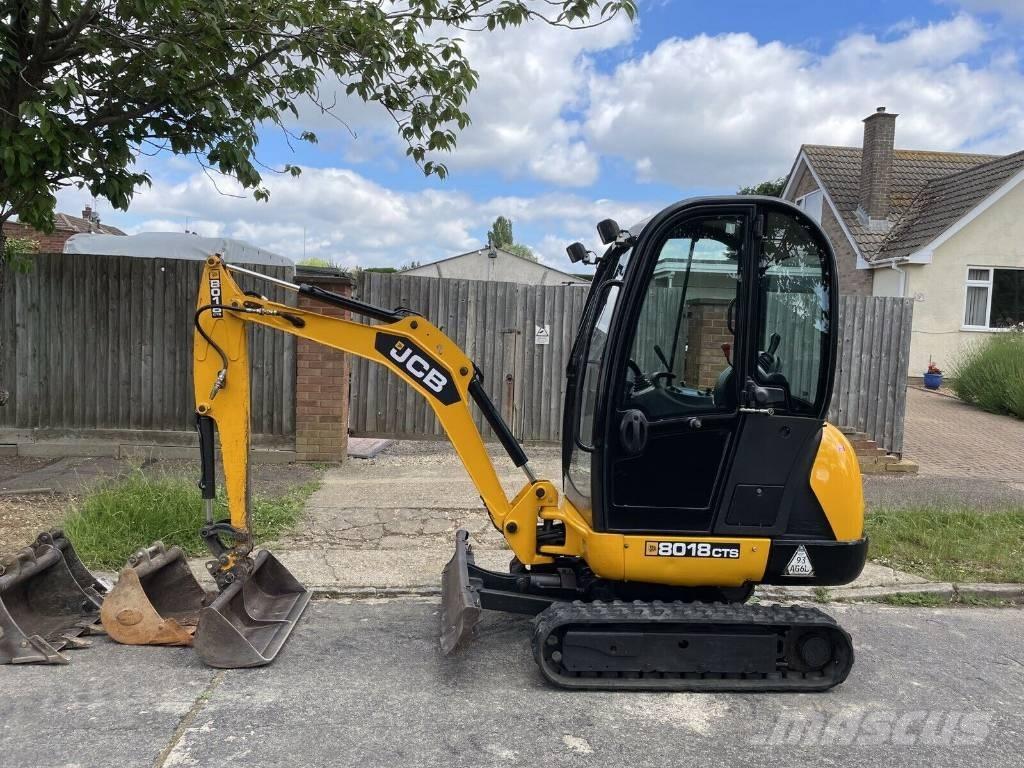 JCB 8018 CTS Mini ekskavatörler, 7 tona dek