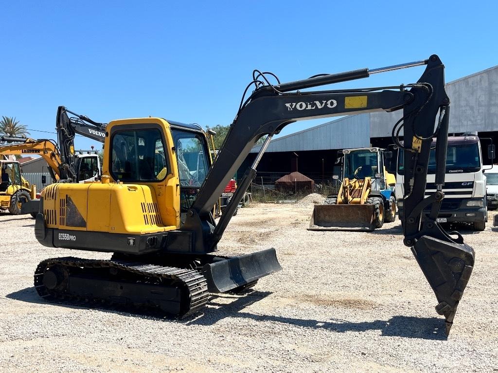 Volvo ECR 55 Mini ekskavatörler, 7 tona dek