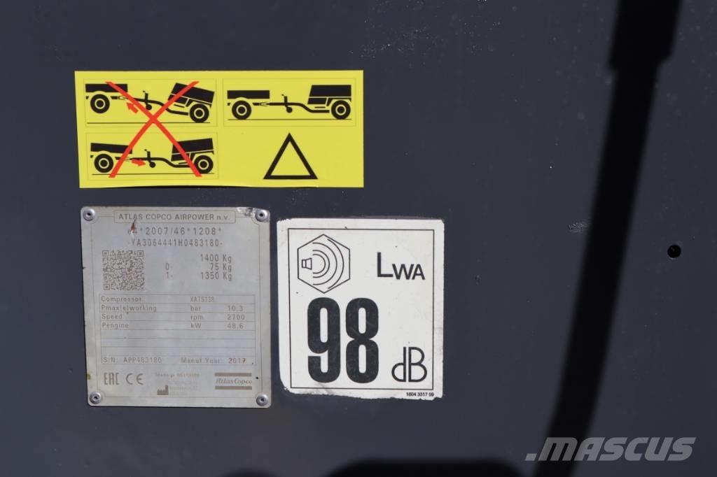 Atlas Copco XATS138 Kompresörler