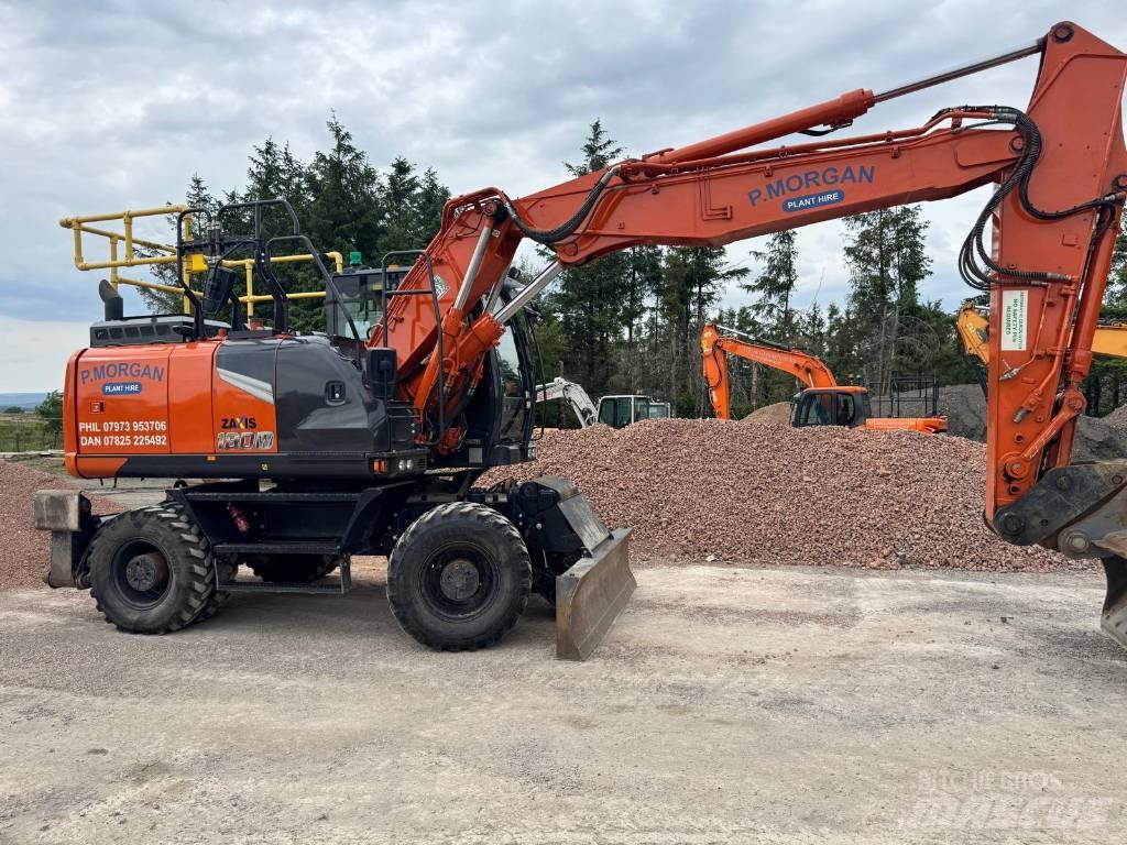 Hitachi ZW 180 Lastik tekerli ekskavatörler