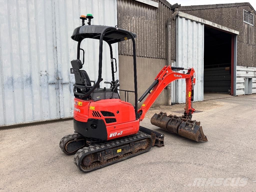 Kubota U 17 Mini ekskavatörler, 7 tona dek