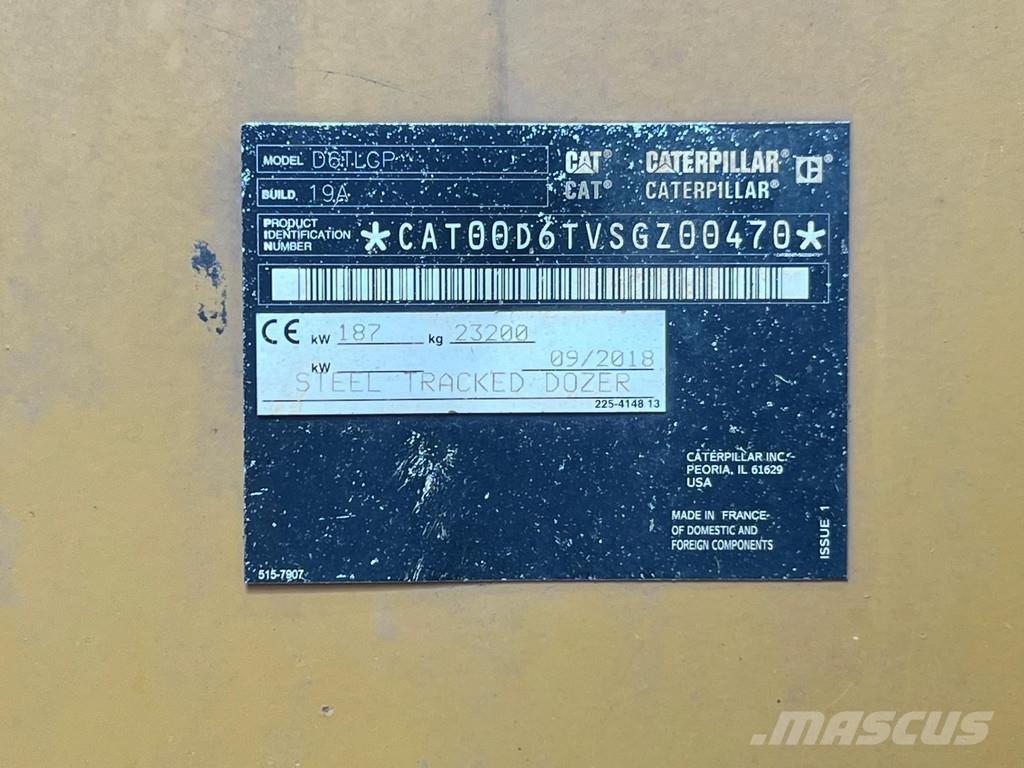 CAT D6T LGP Paletli dozerler