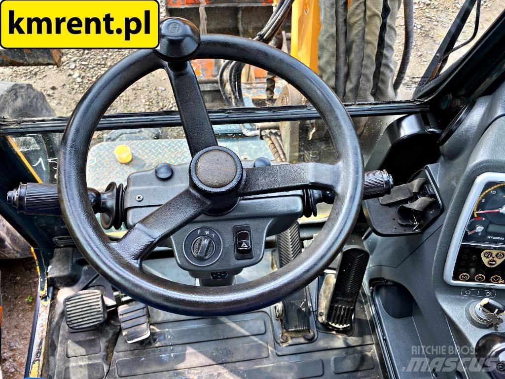 Hyundai Robex 55-9 A Lastik tekerli ekskavatörler