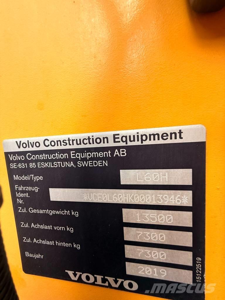 Volvo L 60 H Tekerlekli yükleyiciler