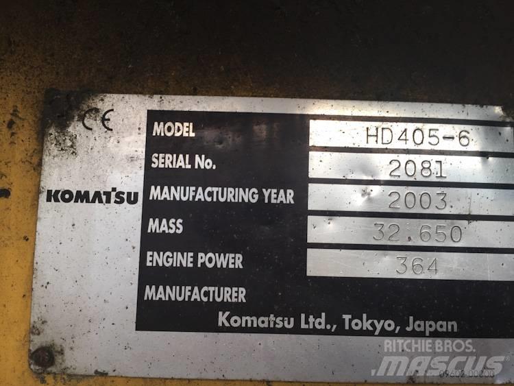 Komatsu HD405-6 Yol disi kaya kamyonu