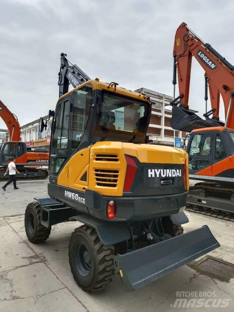 Hyundai HW 60 Eco Lastik tekerli ekskavatörler