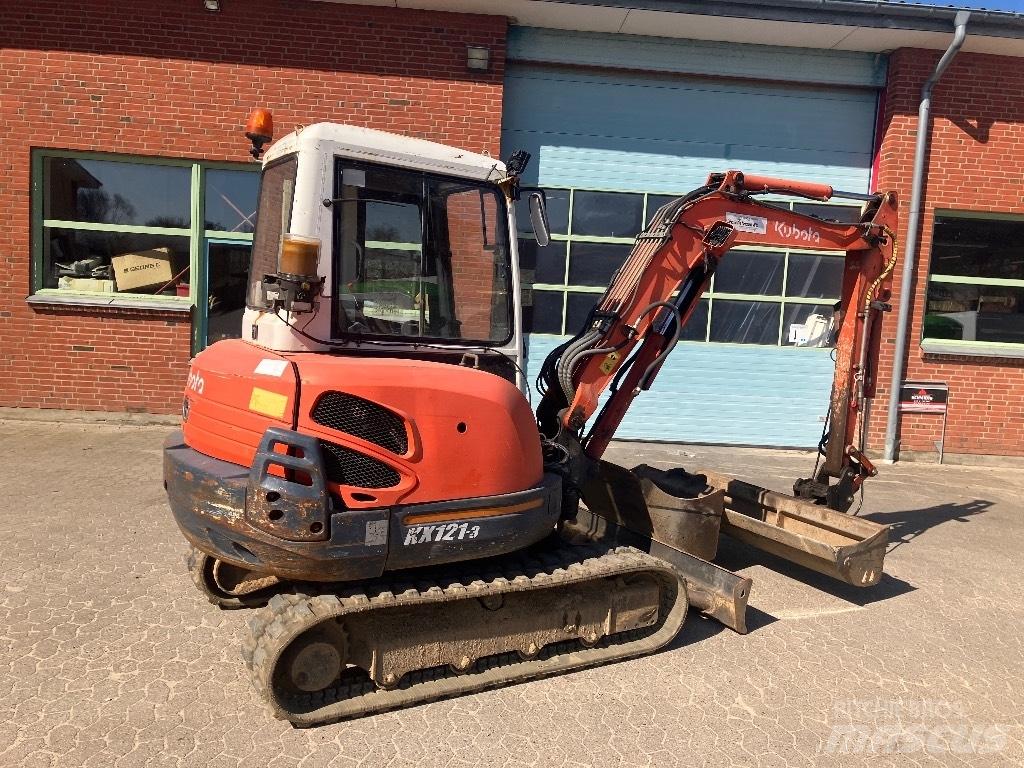 Kubota KX121-3 Mini ekskavatörler, 7 tona dek