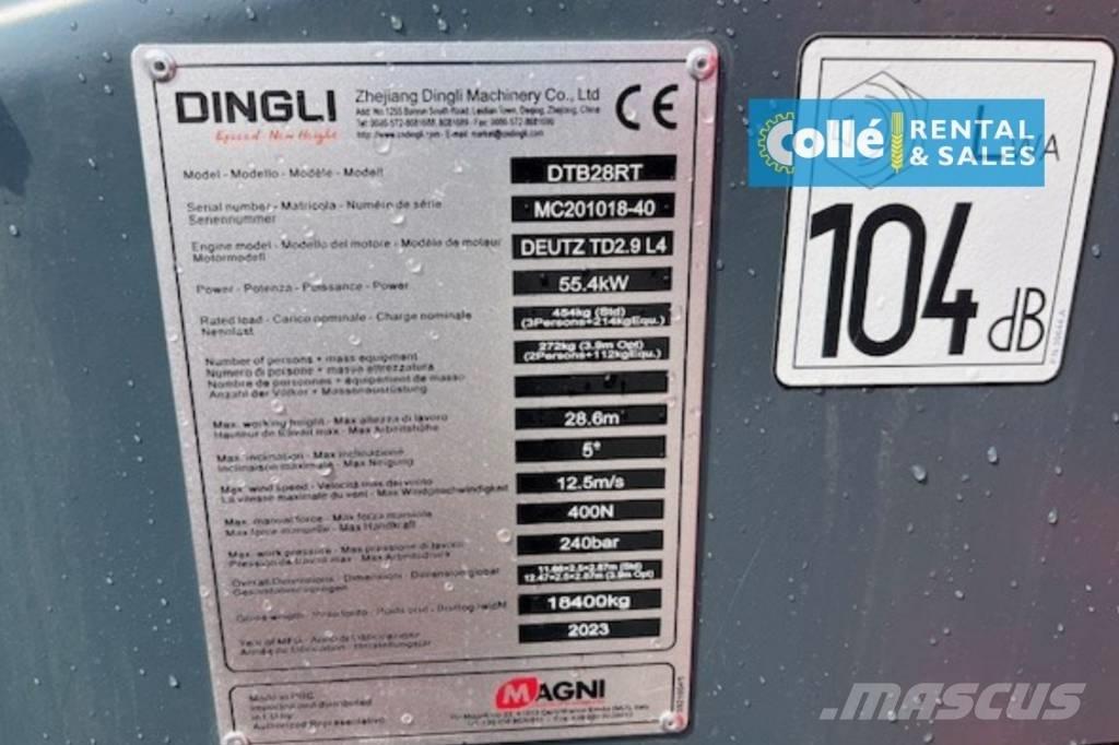 Magni DTB 28 RT | 2023 Teleskopik personel platformları