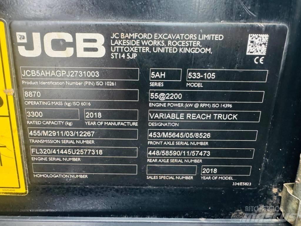 JCB 533-105 Teleskopik yükleyiciler