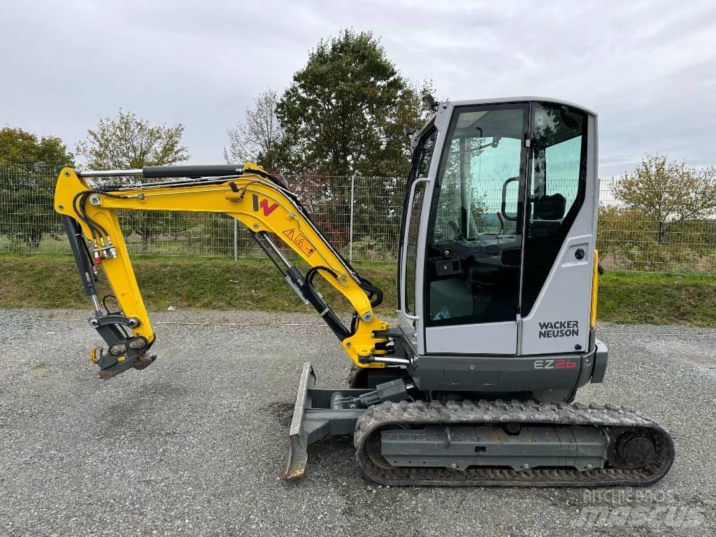 Wacker Neuson EZ26 Paletli ekskavatörler