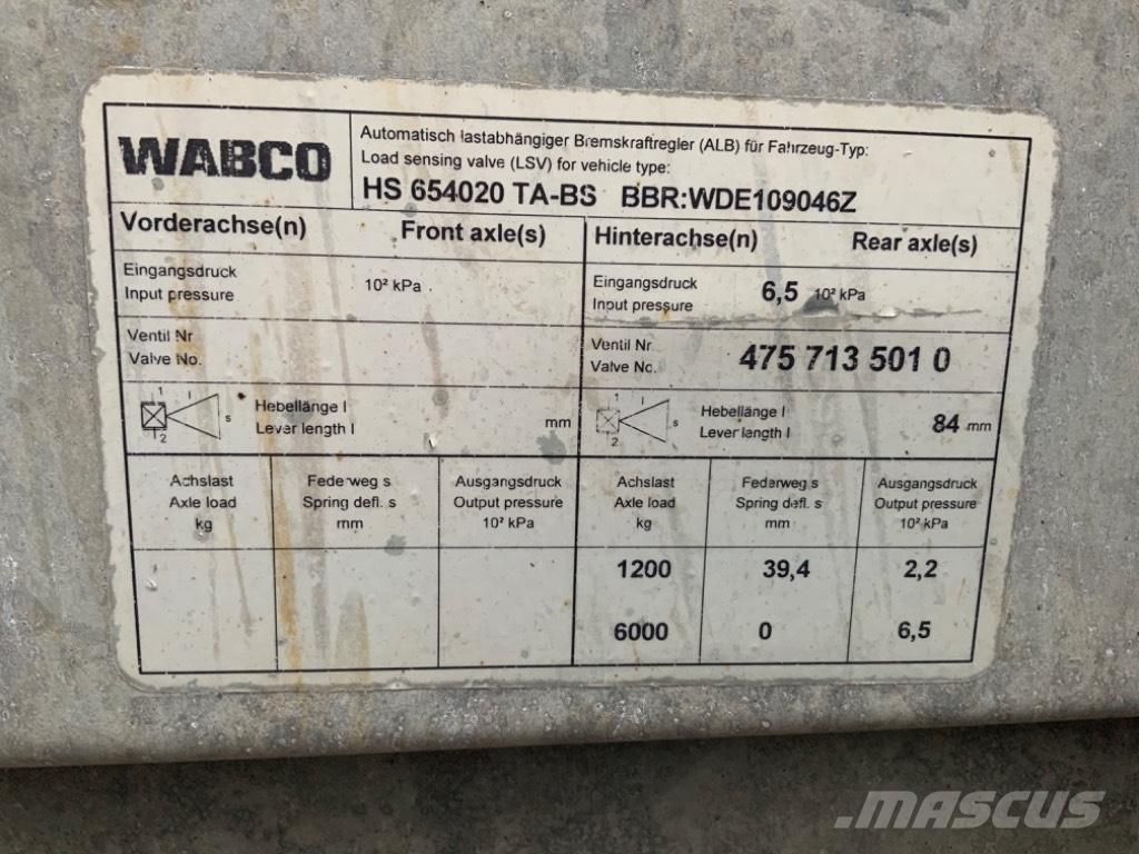 Humbaur HS 6540 Araç nakil römorklari