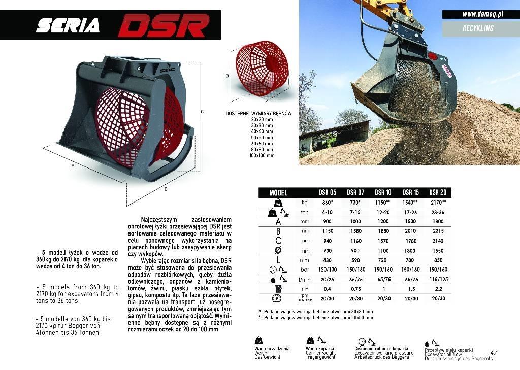  DEMOQ DSR15 Elekli kepçeler