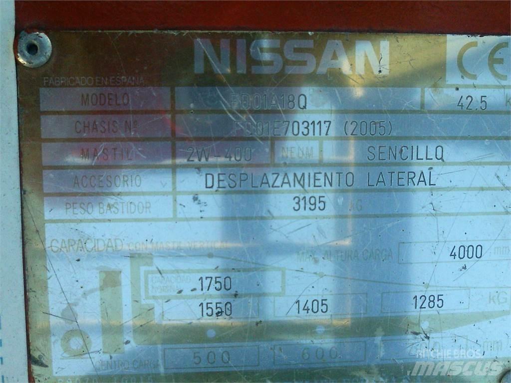 Nissan FD01A18Q Dizel forkliftler